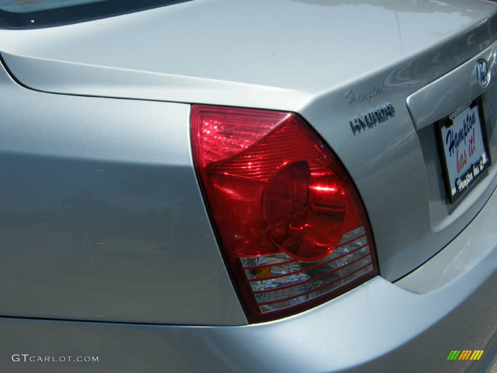 2006 Elantra GLS Sedan - Sterling Silver / Gray photo #10