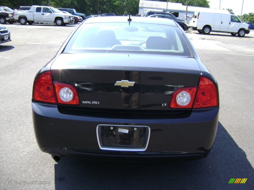 2008 Malibu LT Sedan - Black Granite Metallic / Titanium Gray photo #5