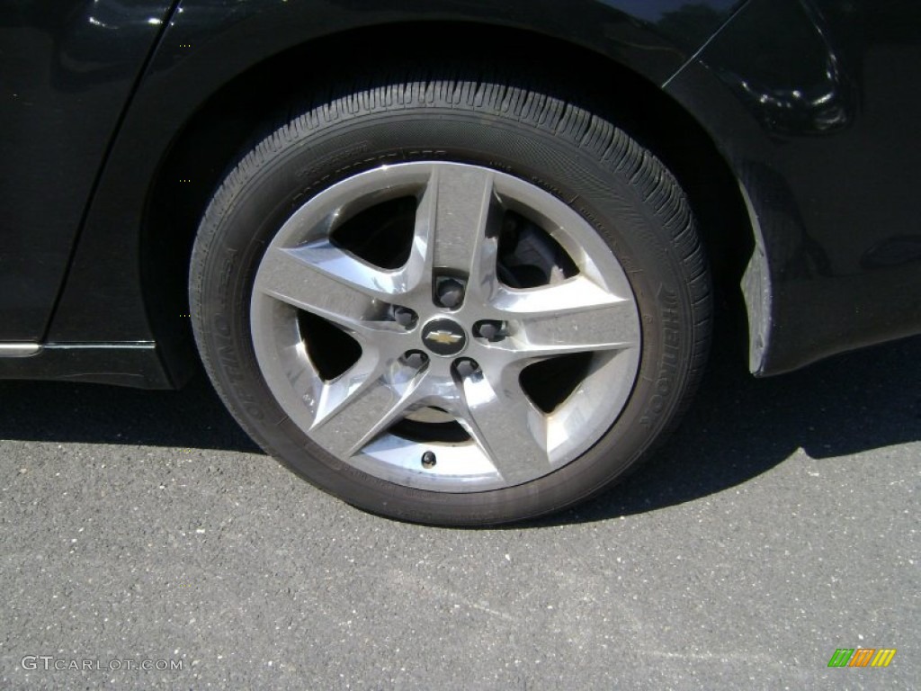 2008 Malibu LT Sedan - Black Granite Metallic / Titanium Gray photo #8