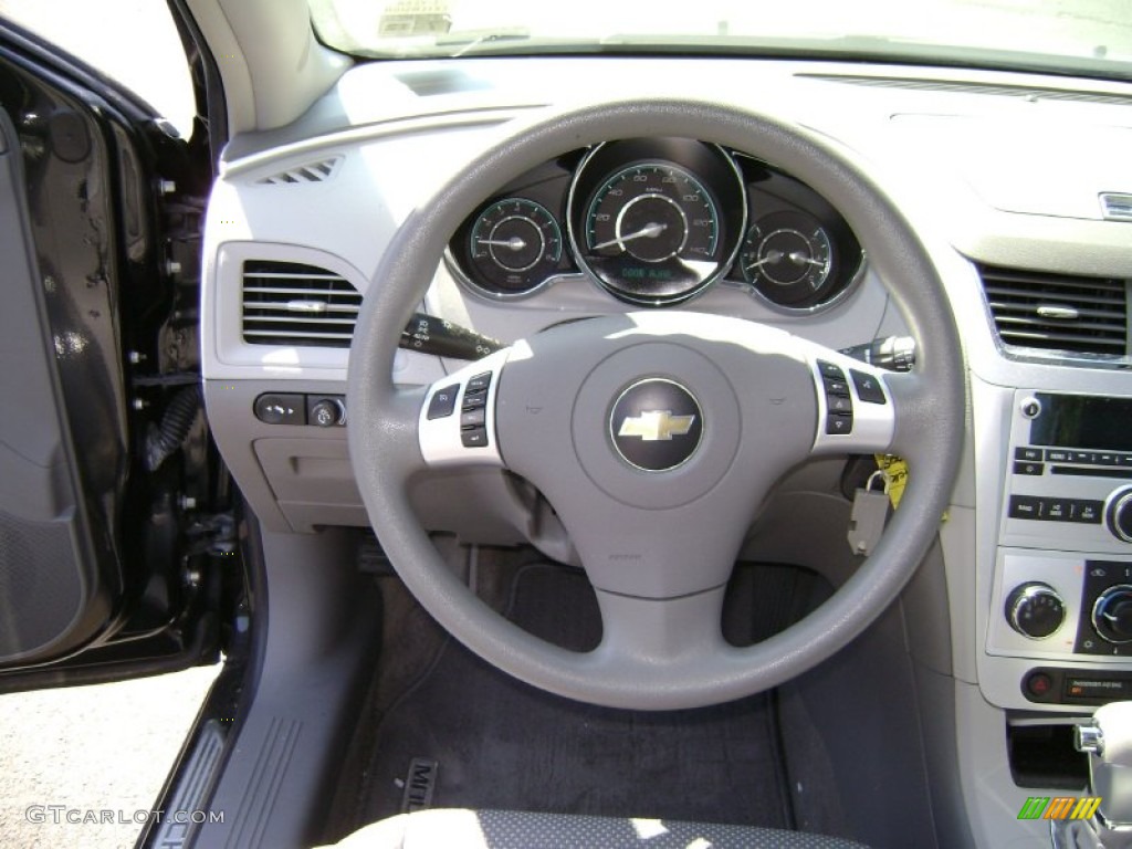 2008 Malibu LT Sedan - Black Granite Metallic / Titanium Gray photo #13