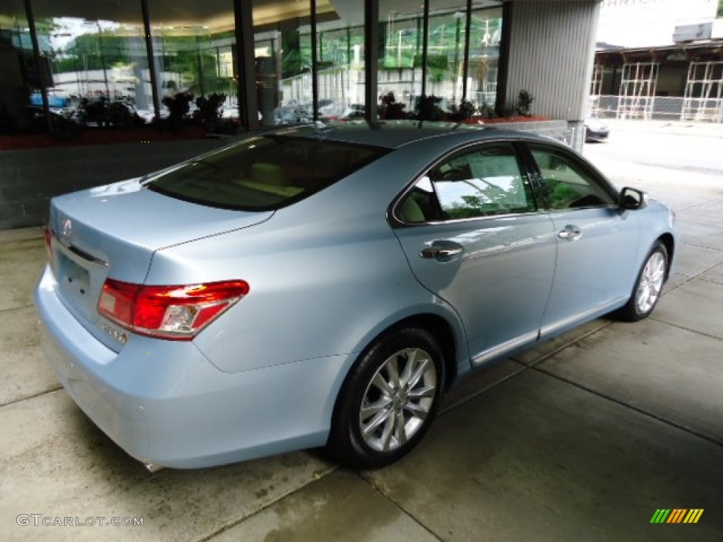 2012 ES 350 - Cerulean Blue Metallic / Parchment photo #4
