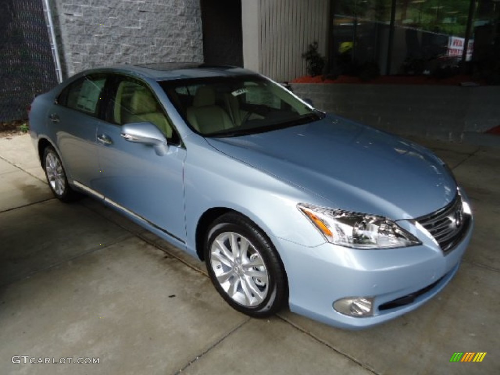 2012 ES 350 - Cerulean Blue Metallic / Parchment photo #5