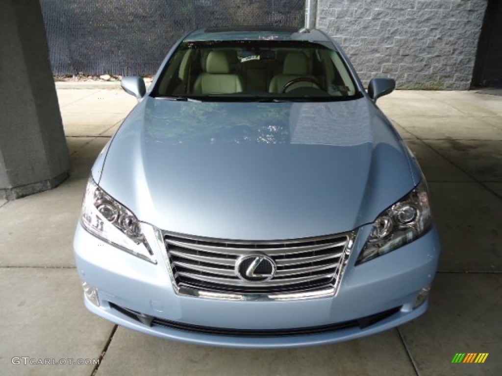 2012 ES 350 - Cerulean Blue Metallic / Parchment photo #6