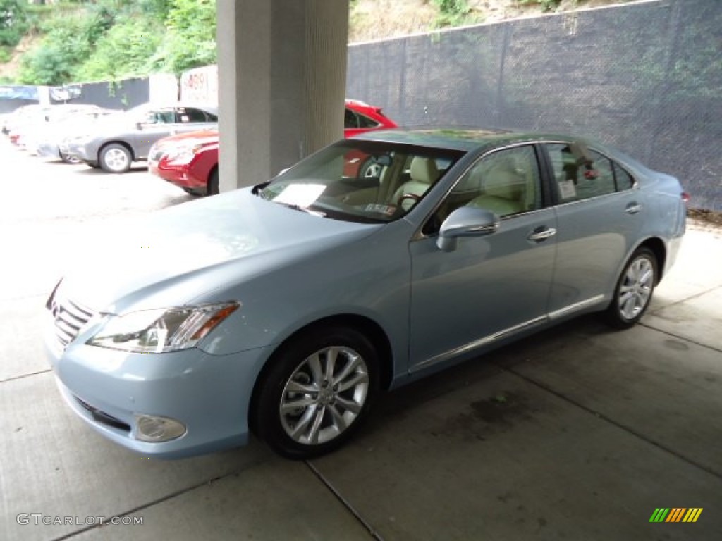 2012 ES 350 - Cerulean Blue Metallic / Parchment photo #7