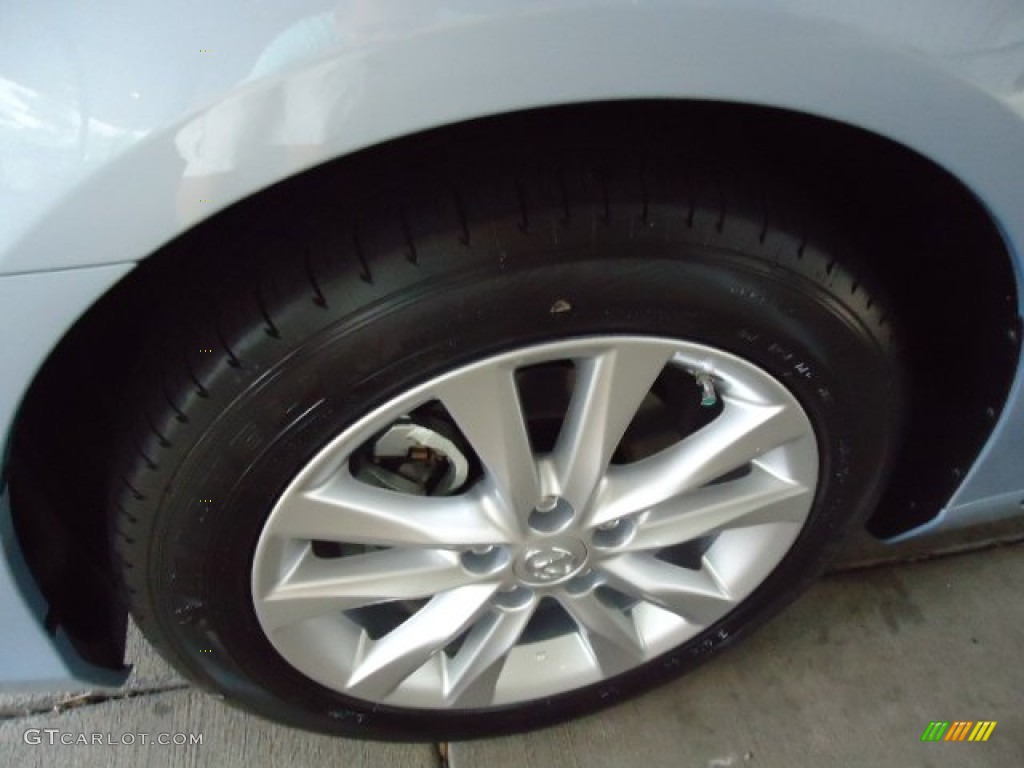 2012 ES 350 - Cerulean Blue Metallic / Parchment photo #8