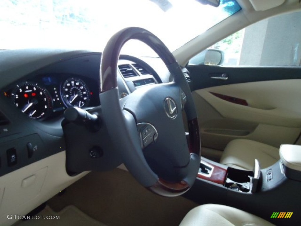 2012 ES 350 - Cerulean Blue Metallic / Parchment photo #17