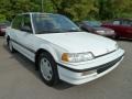 Polar White 1990 Honda Civic EX Sedan Exterior