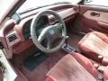 1990 Honda Civic Red Interior Interior Photo