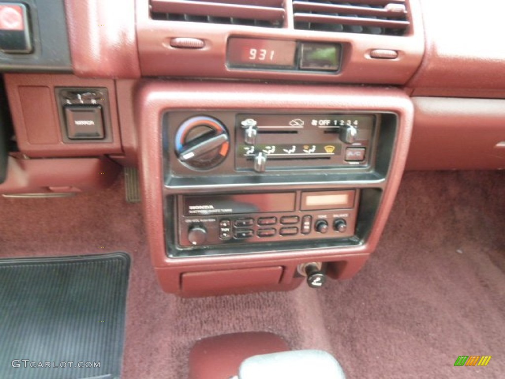 1990 Honda Civic EX Sedan Controls Photos