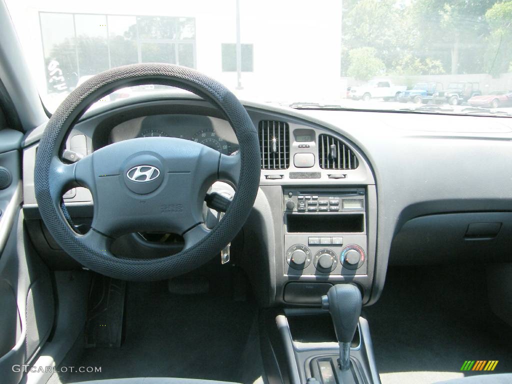 2006 Elantra GLS Sedan - Sterling Silver / Gray photo #16
