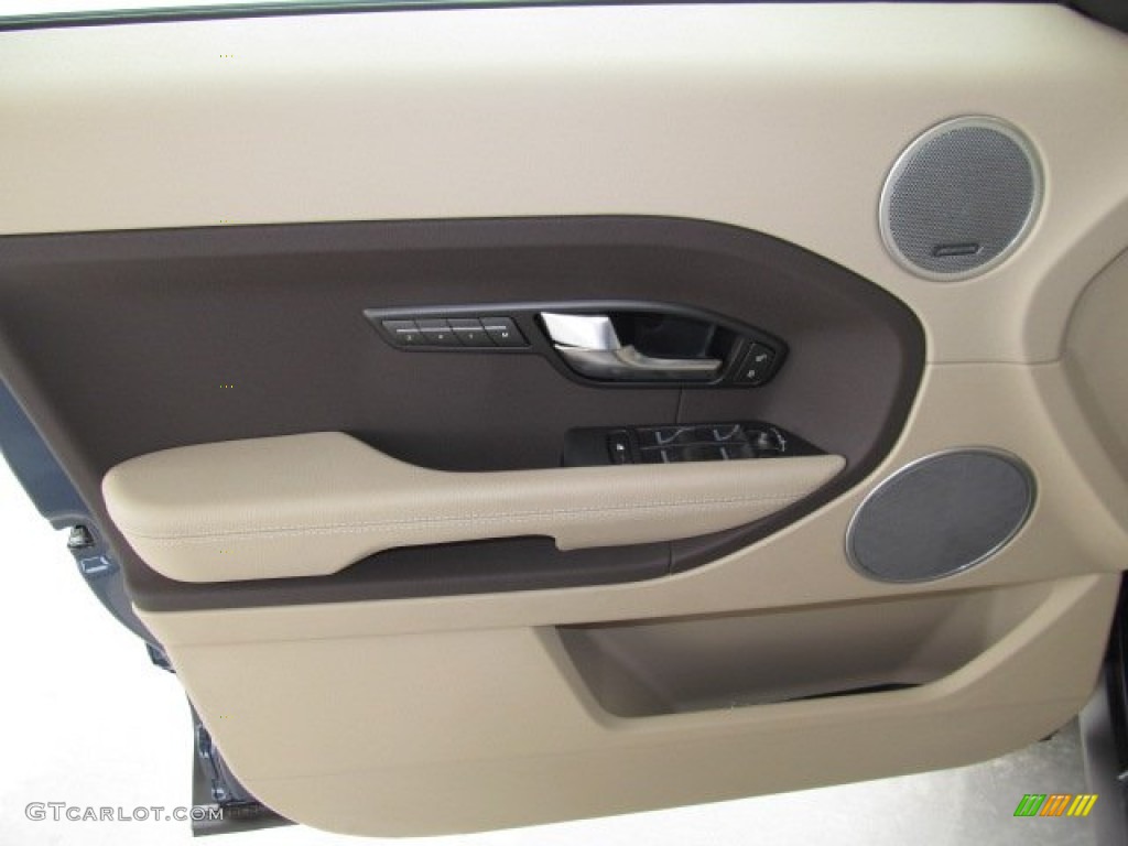 2012 Land Rover Range Rover Evoque Pure Almond/Espresso Door Panel Photo #67696264