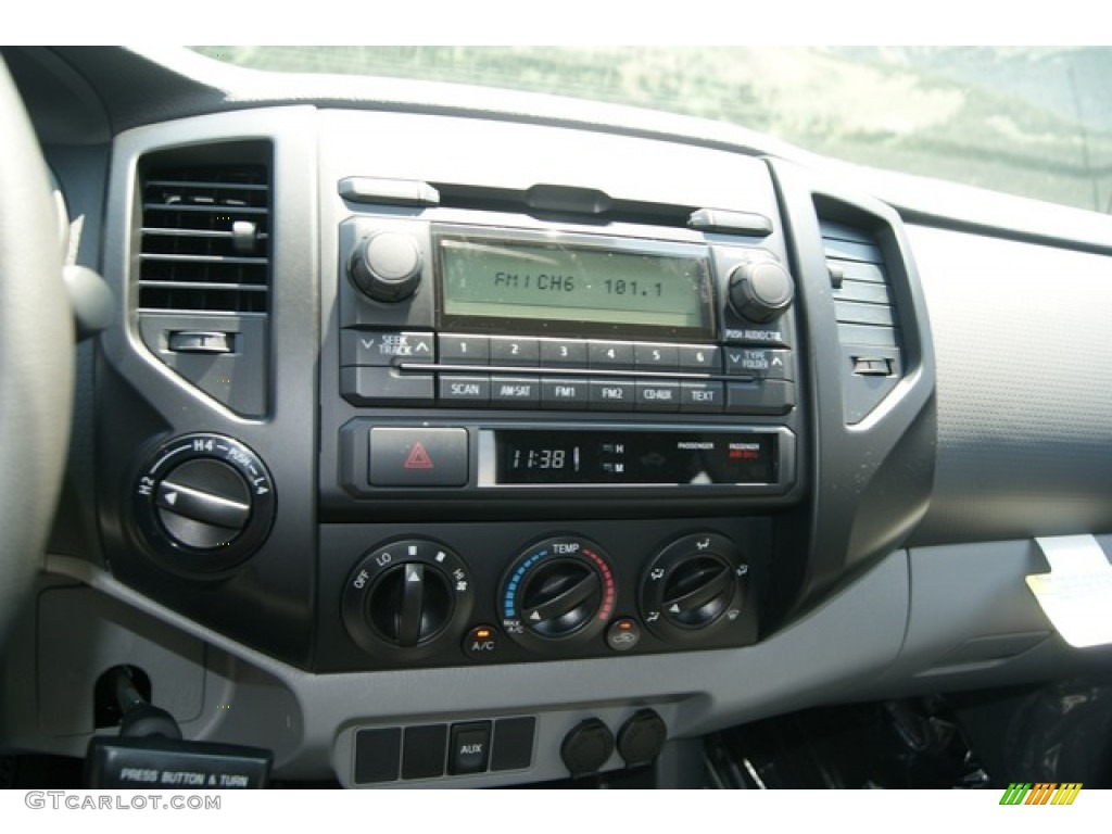 2012 Tacoma Regular Cab 4x4 - Magnetic Gray Mica / Graphite photo #7