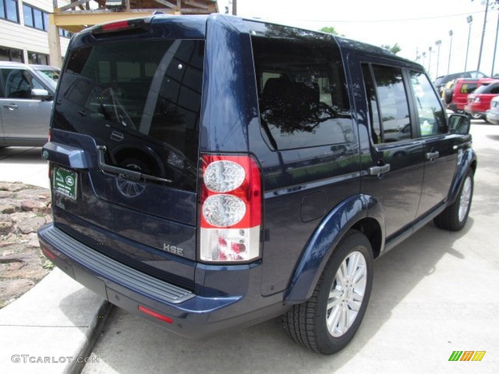 2012 LR4 HSE - Buckingham Blue Metallic / Almond/Arabica photo #5