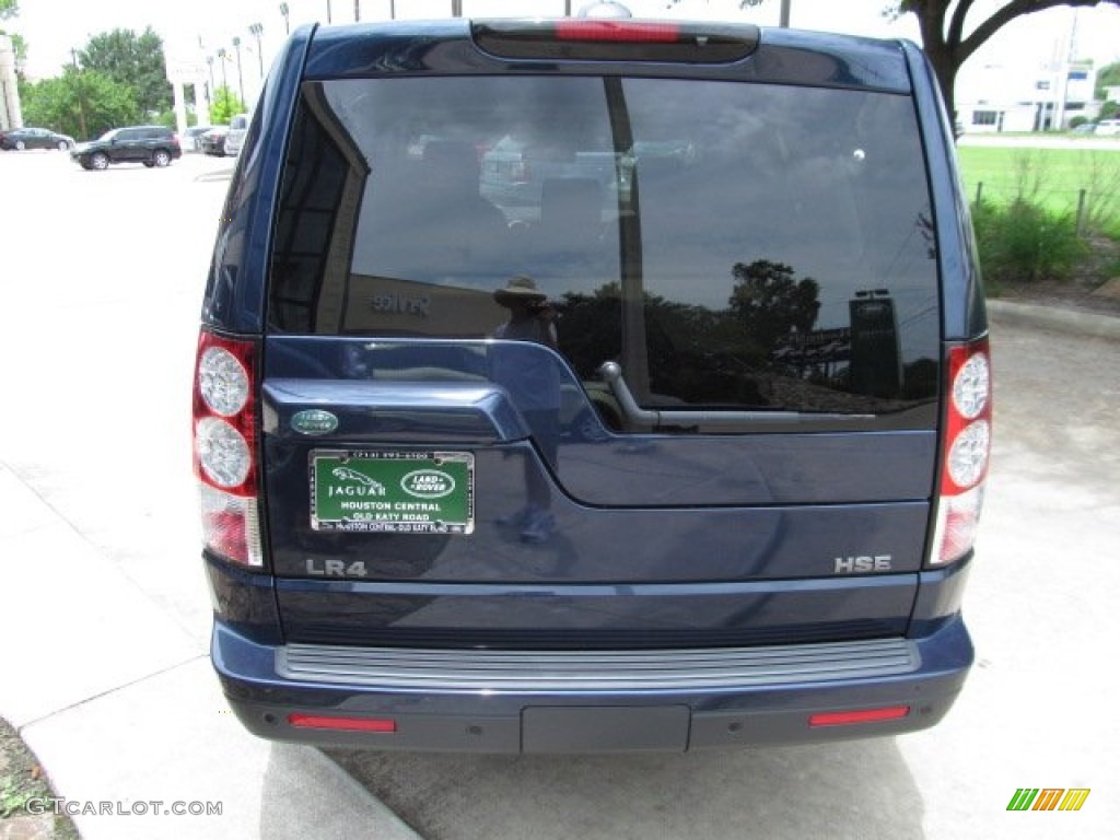 2012 LR4 HSE - Buckingham Blue Metallic / Almond/Arabica photo #6
