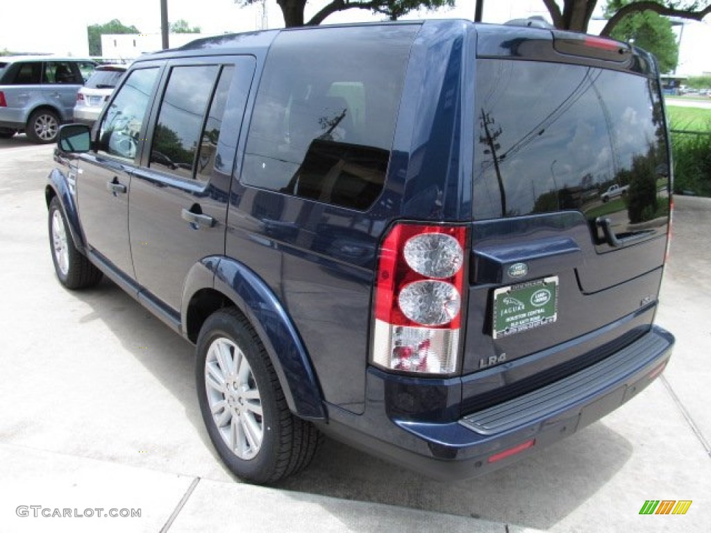 2012 LR4 HSE - Buckingham Blue Metallic / Almond/Arabica photo #7