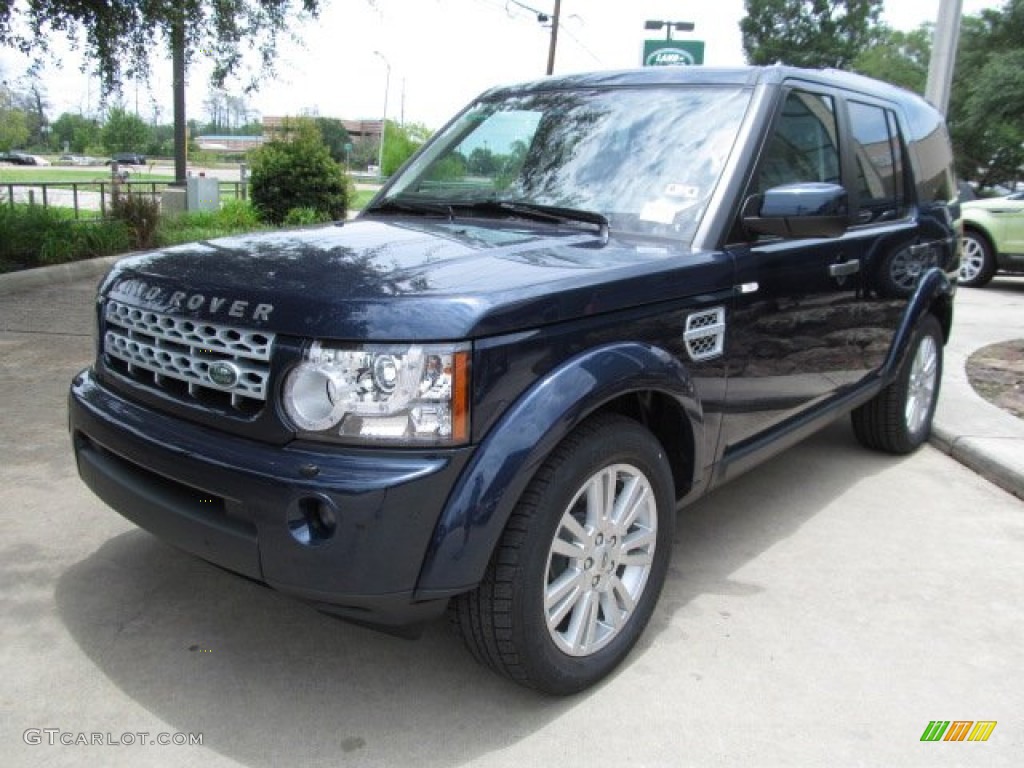 2012 LR4 HSE - Buckingham Blue Metallic / Almond/Arabica photo #8