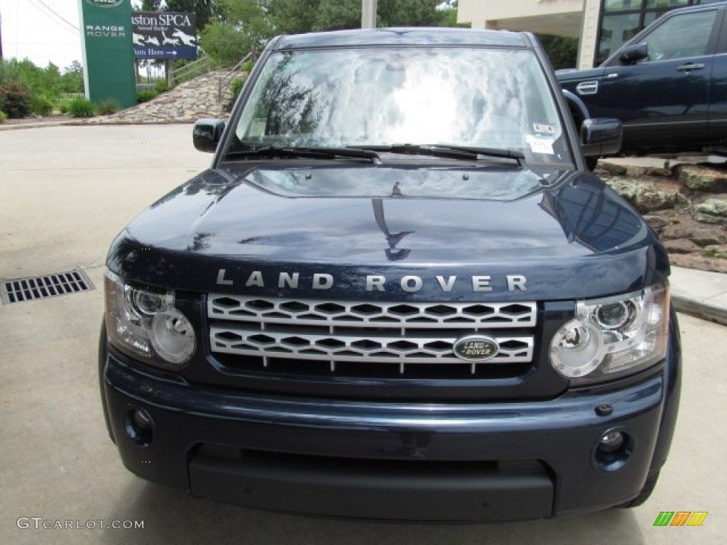 2012 LR4 HSE - Buckingham Blue Metallic / Almond/Arabica photo #9