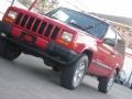 2000 Flame Red Jeep Cherokee Sport 4x4  photo #19