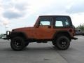 2000 Amber Fire Pearl Jeep Wrangler Sport 4x4  photo #2