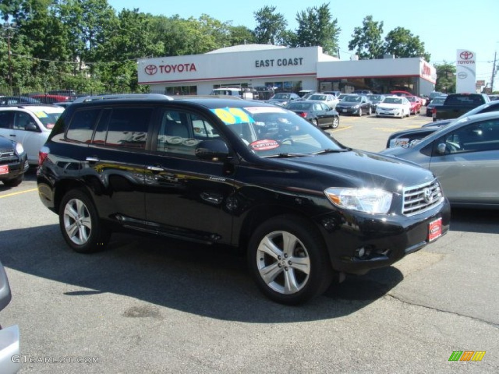 2009 Highlander Limited 4WD - Black / Ash photo #1