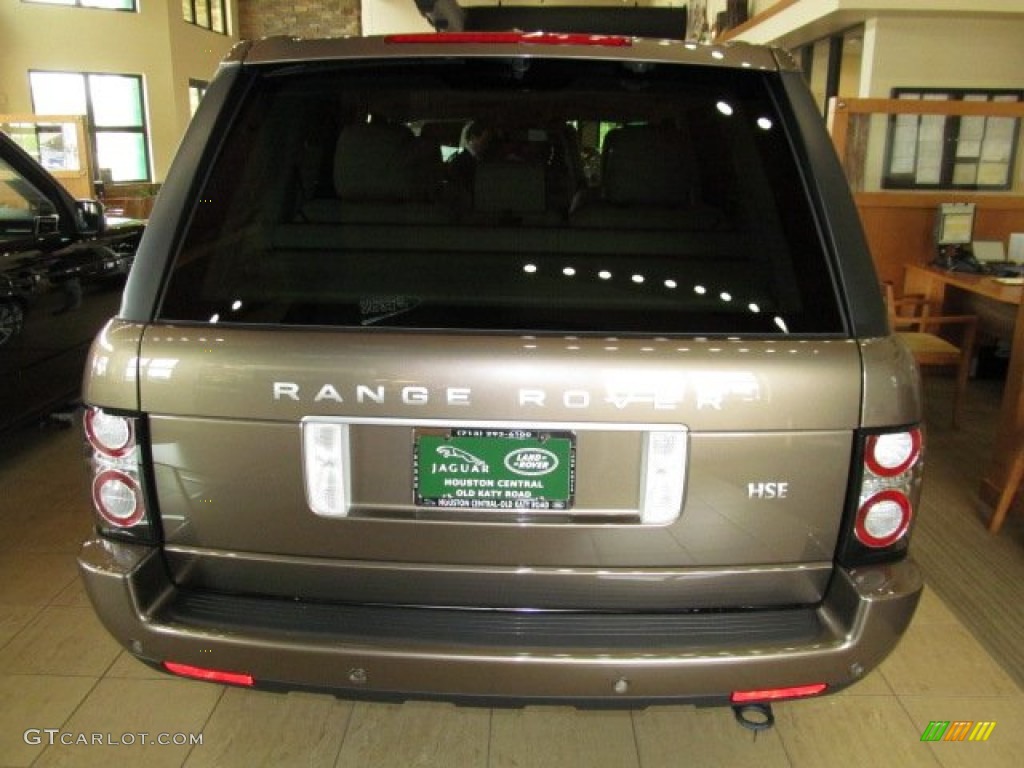 2012 Range Rover HSE LUX - Nara Bronze Metallic / Ivory photo #8