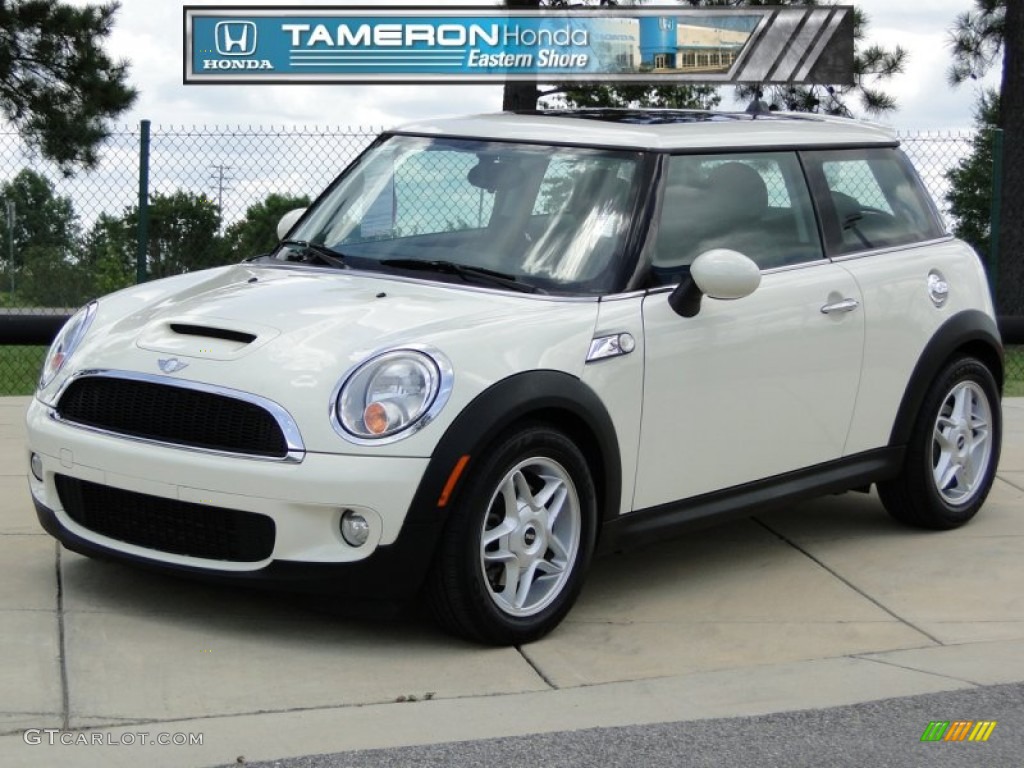 2007 Cooper S Hardtop - Pepper White / Carbon Black/Carbon Black photo #1