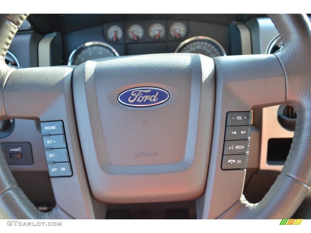 2010 F150 XLT SuperCrew - Red Candy Metallic / Tan photo #22