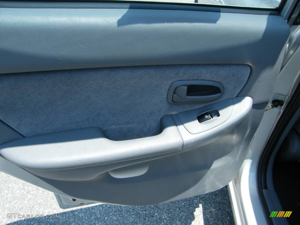 2006 Elantra GLS Sedan - Sterling Silver / Gray photo #22