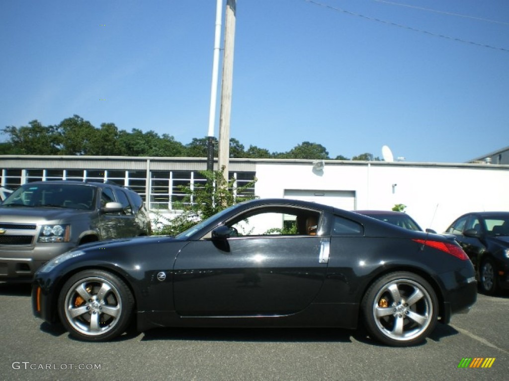 Magnetic Black 2008 Nissan 350Z Grand Touring Coupe Exterior Photo #67700635