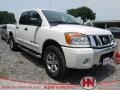 Blizzard White 2010 Nissan Titan SE Crew Cab 4x4