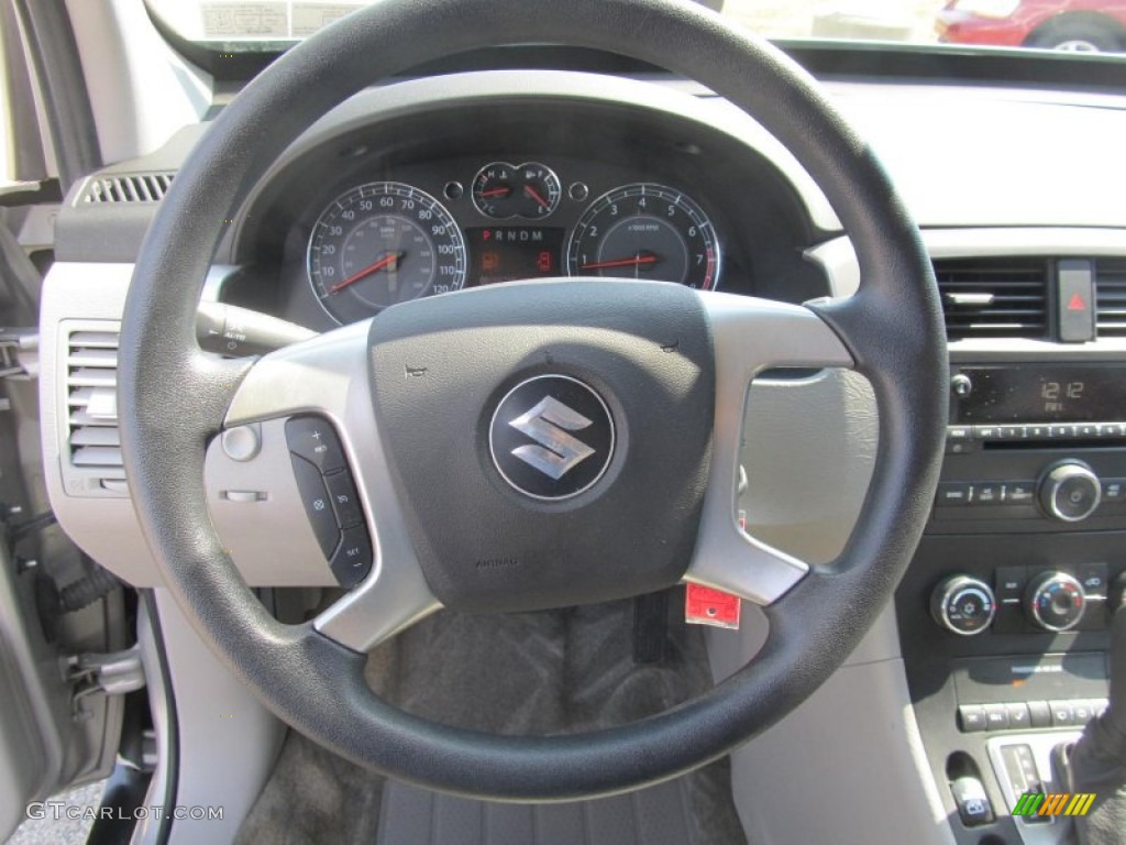 2008 Suzuki XL7 AWD Grey Steering Wheel Photo #67701469