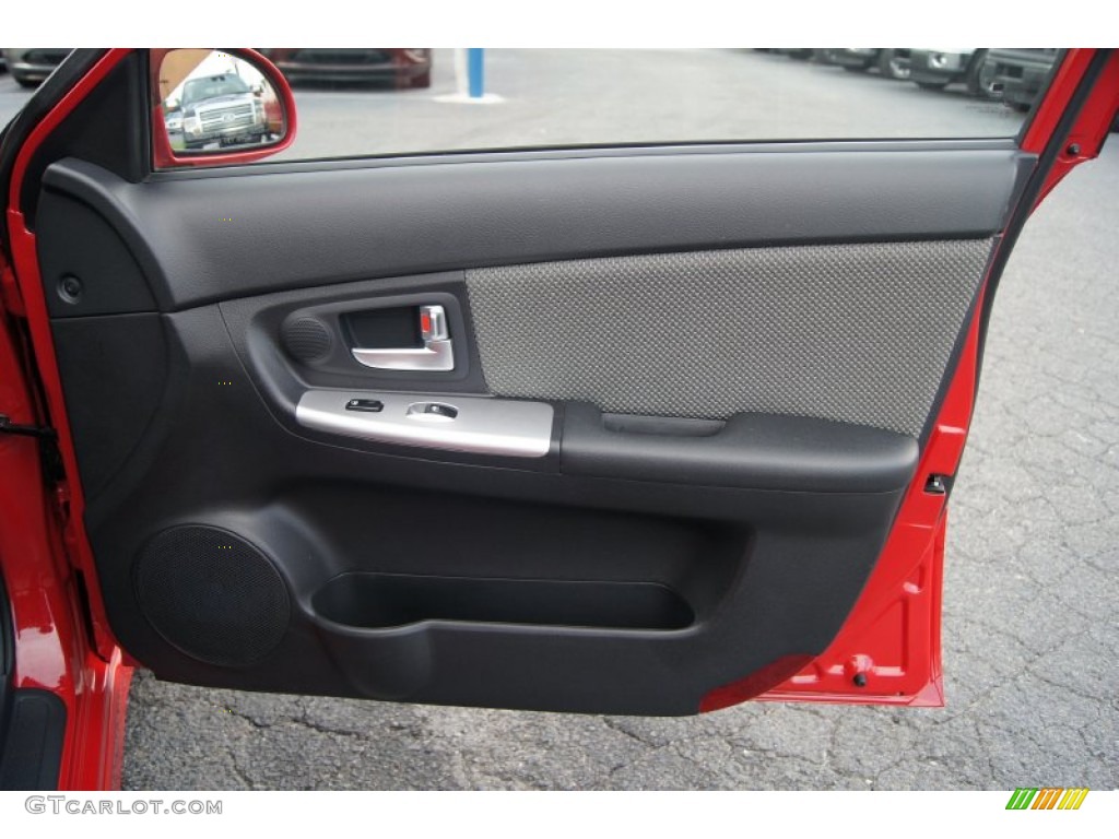 2008 Spectra 5 SX Wagon - Classic Red / Black photo #14