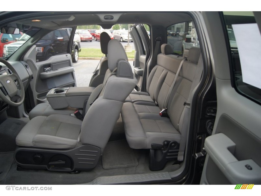 2005 F150 XLT SuperCab - Dark Stone Metallic / Medium Flint Grey photo #9