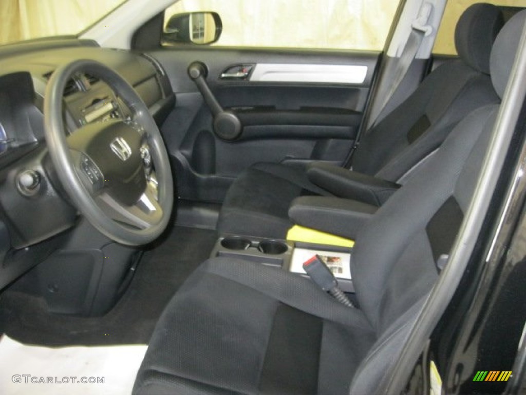 2011 CR-V EX 4WD - Crystal Black Pearl / Black photo #15