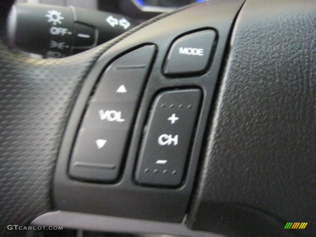 2011 CR-V EX 4WD - Crystal Black Pearl / Black photo #18