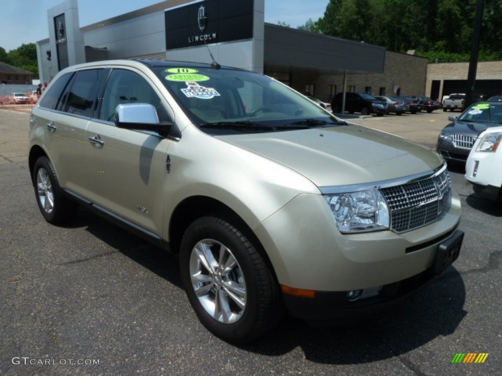 Gold Leaf Metallic 2010 Lincoln MKX AWD Exterior Photo #67703848