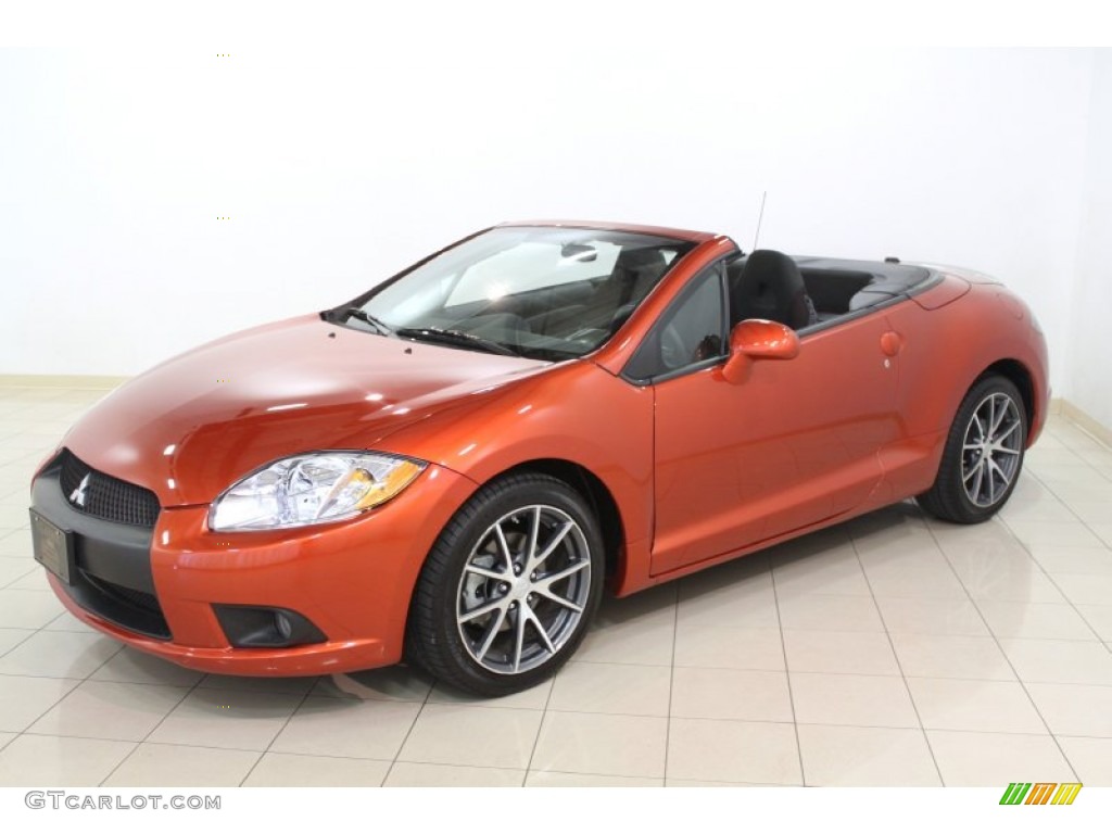 2012 Eclipse Spyder GS Sport - Sunset Pearlescent / Dark Charcoal photo #3