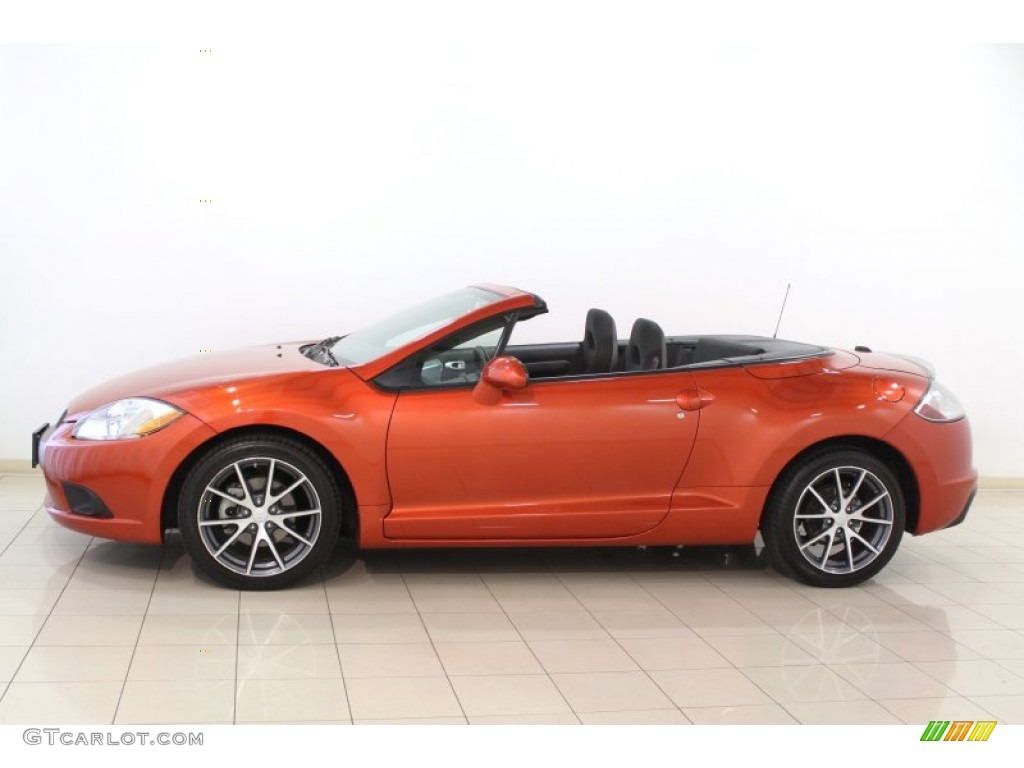 Sunset Pearlescent 2012 Mitsubishi Eclipse Spyder GS Sport Exterior Photo #67703905