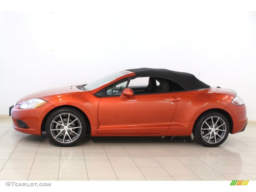 Sunset Pearlescent 2012 Mitsubishi Eclipse Spyder GS Sport Exterior Photo #67703911