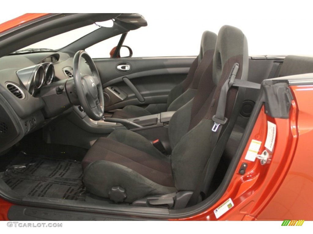 Dark Charcoal Interior 2012 Mitsubishi Eclipse Spyder GS Sport Photo #67703935