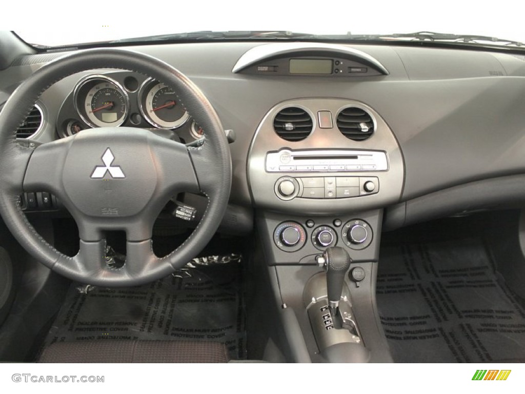 2012 Mitsubishi Eclipse Spyder GS Sport Dark Charcoal Dashboard Photo #67704004