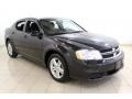Brilliant Black Crystal Pearl 2011 Dodge Avenger Mainstreet