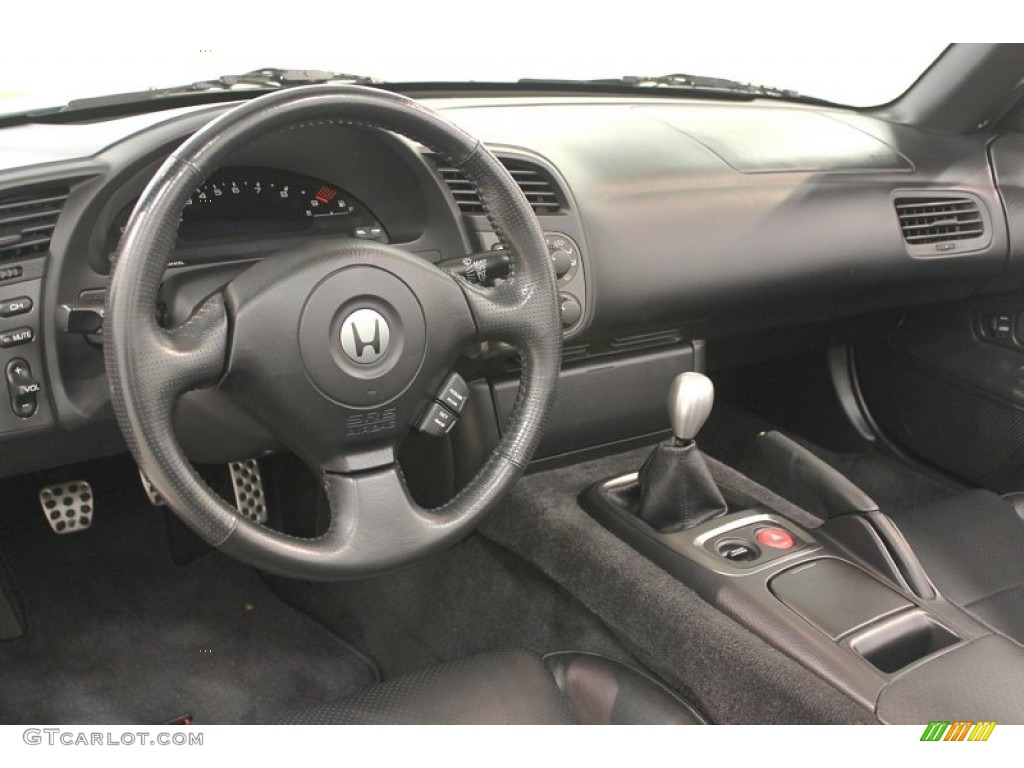 2001 Honda S2000 Roadster Black Dashboard Photo #67704463