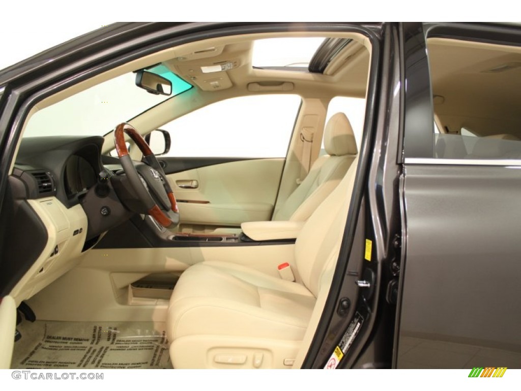 2010 RX 350 AWD - Truffle Brown Mica / Parchment/Brown Walnut photo #11
