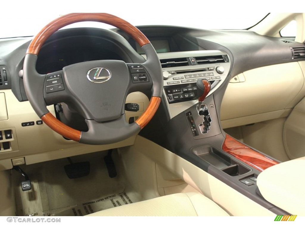 2010 RX 350 AWD - Truffle Brown Mica / Parchment/Brown Walnut photo #13