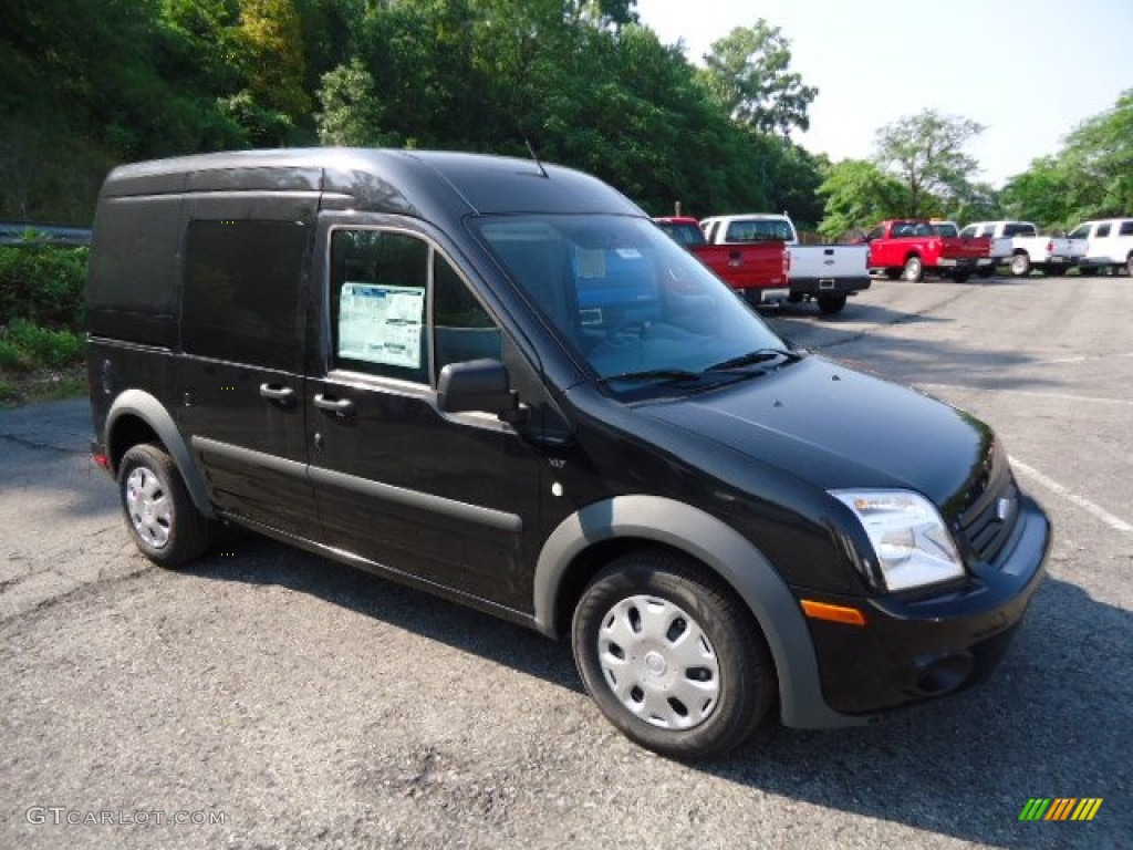 Panther Black Metallic 2012 Ford Transit Connect XLT Van Exterior Photo #67705936