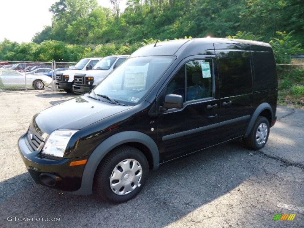 Panther Black Metallic 2012 Ford Transit Connect XLT Van Exterior Photo #67705969