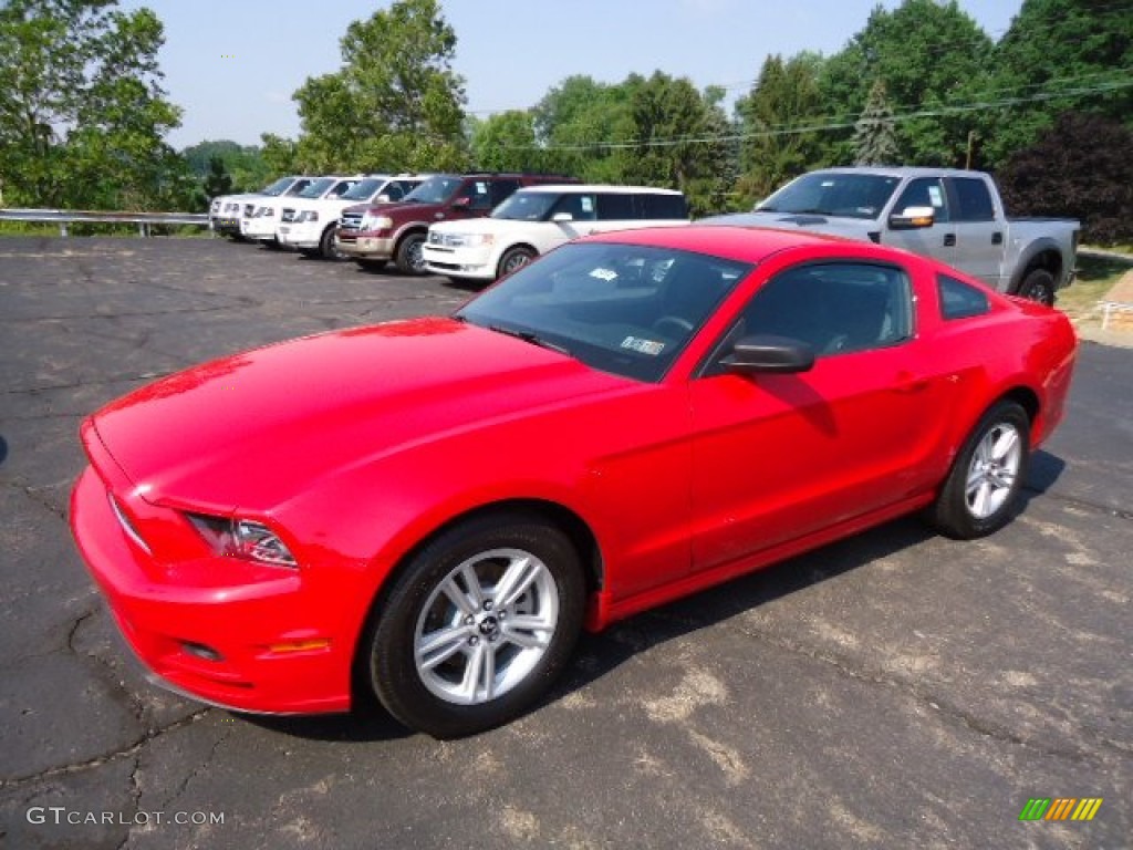 Race Red 2013 Ford Mustang V6 Coupe Exterior Photo #67706152