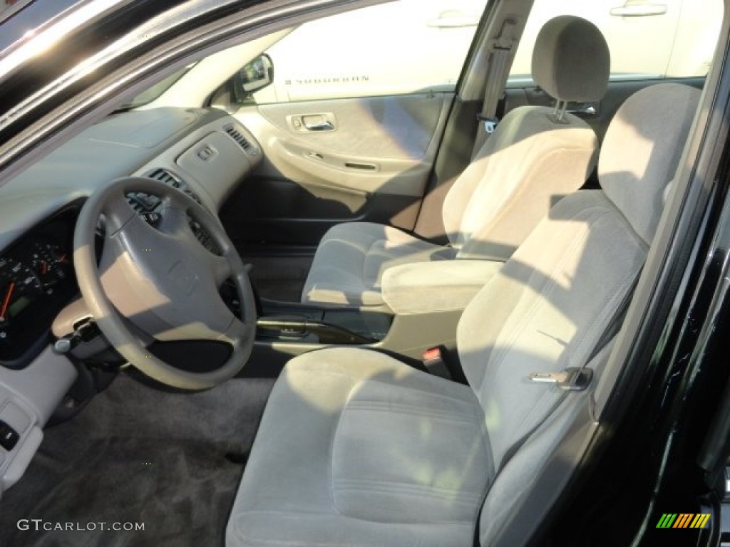 1999 Accord LX Sedan - Flamenco Black Pearl / Gray photo #7