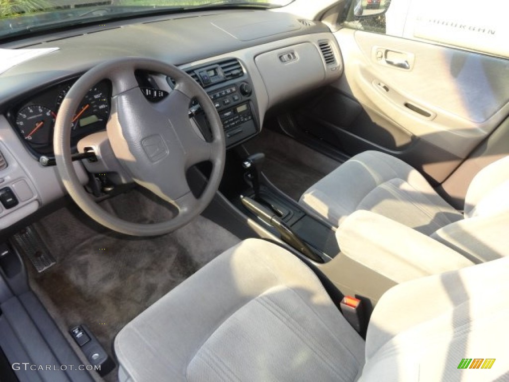 1999 Accord LX Sedan - Flamenco Black Pearl / Gray photo #8